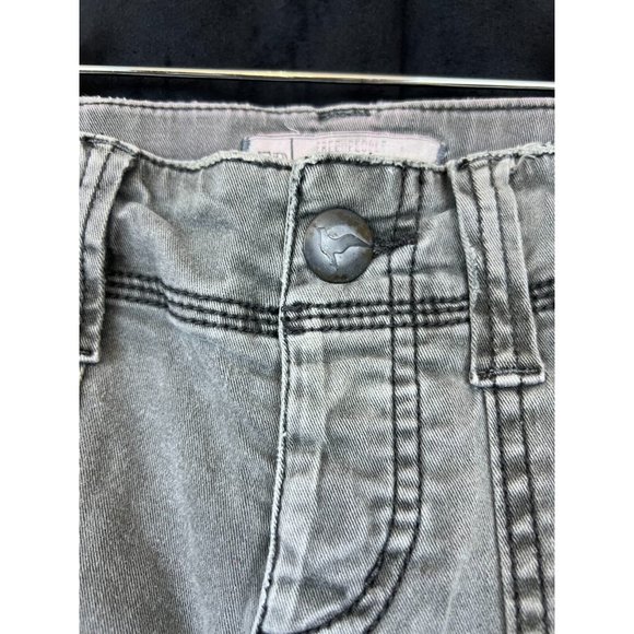 Free People Sage Green Jean Shorts Summer Womens Size 26 - Picture 4 of 6
